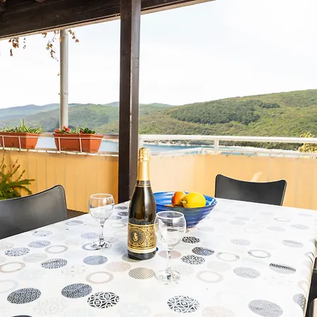1 Bdr App With Sea View,pets Welcome,64 * Rabac